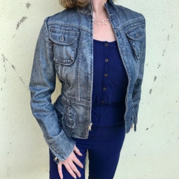ladies stretch denim jackets